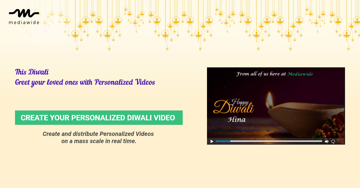 This Diwali: Use Personalized Videos for Brand Activation