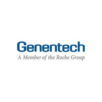 Genentech a member of the Roche Group logo